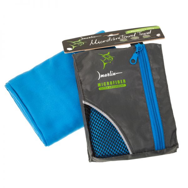  Marlin Microfiber Travel Towel Blue 4080    ,     .