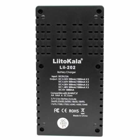 �������� ���������� Liitokala �Lii-202� ��� ��������� �����, ������ � ��������� �������� �������.��